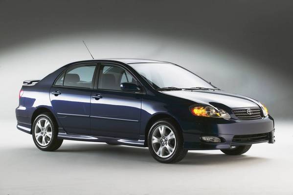 The 2005 Toyota Corolla XRS car model photo!