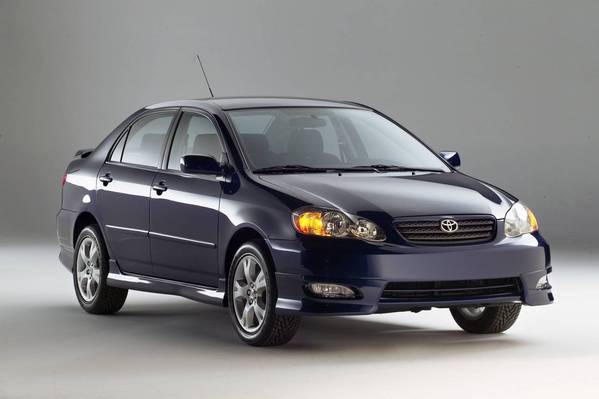 The 2005 Toyota Corolla XRS car model picture!